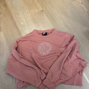 Nike Women's Dusty Rose Crew Neck Sweater